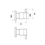 LINKWARE P6653/T9983 LIBERTY GOOSENECK SHOWER SET CHROME / MATTE BLACK - Urban Designs Bathroom and Kitchen