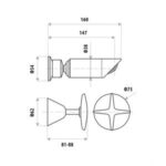 LINKWARE P751B KIRRA SHOWER SET CHROME - Urban Designs Bathroom and Kitchen