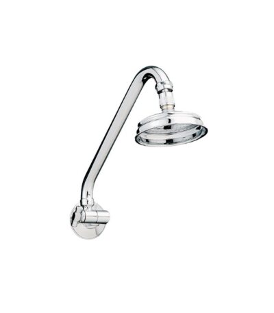 LINKWARE R159F GOOSENECK SHOWER ARM & HEAD CHROME - Urban Designs Bathroom and Kitchen