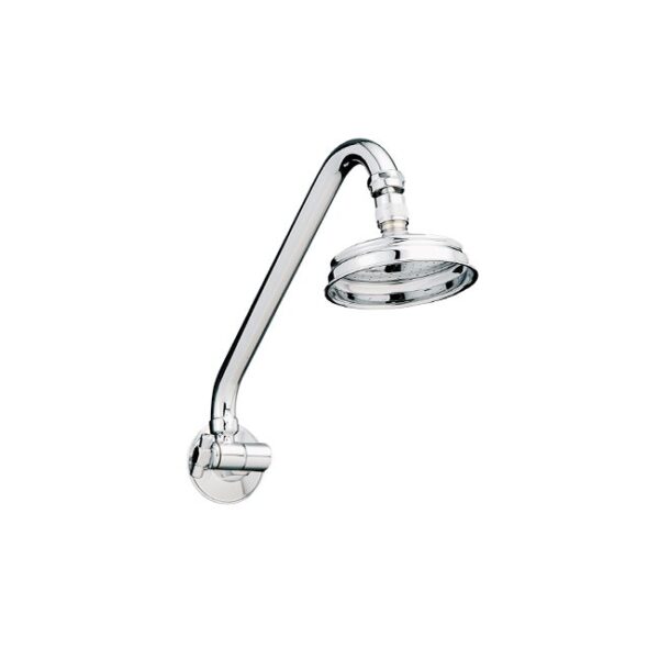 LINKWARE R159F GOOSENECK SHOWER ARM & HEAD CHROME - Urban Designs Bathroom and Kitchen