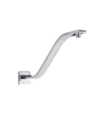 LINKWARE R356B SQUARE 450mm UPSWEPT SHOWER ARM CHROME - Urban Designs Bathroom and Kitchen