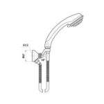 LINKWARE R383B RENEW HAND SHOWER WITH WALL OUTLET CHROME - Urban Designs Bathroom and Kitchen