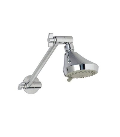 LINKWARE R430B THREE FUNCTION 90mm OXYGENIC SHOWER HEAD WITH LINKLOCK ARM CHROME - Urban Designs Bathroom and Kitchen