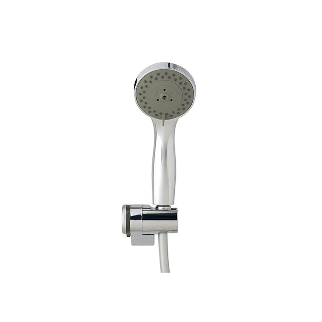 LINKWARE R443B 90MM THREE FUNCTION OXYGENIC HAND SHOWER WITH WALL BRACKET CHROME - Urban Designs Bathroom and Kitchen