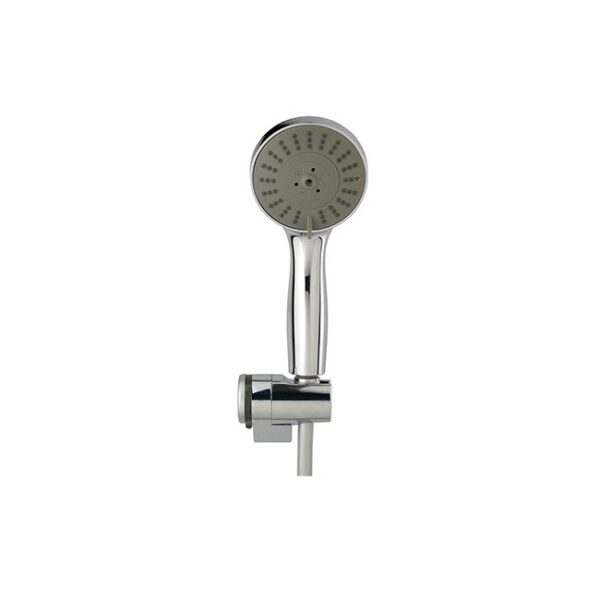 LINKWARE R444B 100MM THREE FUNCTION OXYGENIC HAND SHOWER WITH WALL BRACKET CHROME - Urban Designs Bathroom and Kitchen