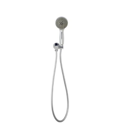 LINKWARE R446B 100mm 5 FUNCTION OXYGENIC HAND SHOWER WITH WALL OUTLET CHROME - Urban Designs Bathroom and Kitchen