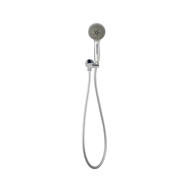 LINKWARE R446B 100mm 5 FUNCTION OXYGENIC HAND SHOWER WITH WALL OUTLET CHROME - Urban Designs Bathroom and Kitchen