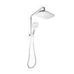 LINKWARE R458B SQUARE SELF CLEANING TWIN SHOWER CHROME - Urban Designs Bathroom and Kitchen