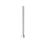 LINKWARE T35 ROUND CEILING ARM CHROME / MATTE BLACK - Urban Designs Bathroom and Kitchen