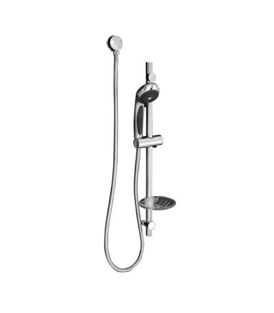 LINKWARE T385B ELLE COBRA HAND SHOWER WITH RAIL CHROME - Urban Designs Bathroom and Kitchen