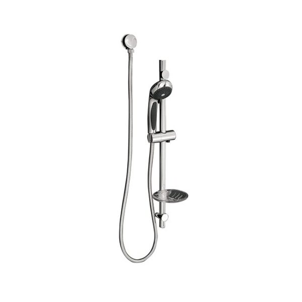 LINKWARE T385B ELLE COBRA HAND SHOWER WITH RAIL CHROME - Urban Designs Bathroom and Kitchen