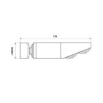 LINKWARE T868B-1 LAUREN DUAL SPRAY SHOWER OUTLET CHROME - Urban Designs Bathroom and Kitchen