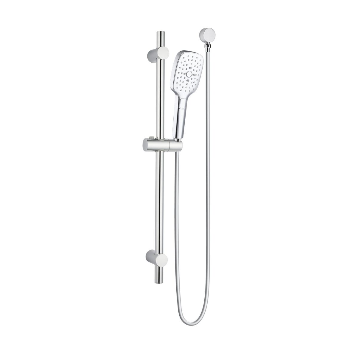 LINKWARE T9782 HUNTINGWOOD HAND SHOWER ON RAIL CHROME / MATTE BLACK - Urban Designs Bathroom and Kitchen