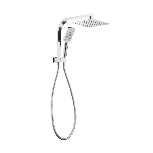 LINKWARE T9981 LIBERTY TWIN SHOWER CHROME / MATTE BLACK - Urban Designs Bathroom and Kitchen