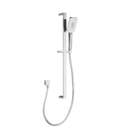 LINKWARE T9982 LIBERTY HAND SHOWER ON RAIL CHROME / MATTE BLACK - Urban Designs Bathroom and Kitchen