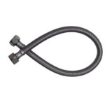 Linsol Ezyflow 450mm Flexible Water Connector - Gunmetal | EZY-450FWC-GM