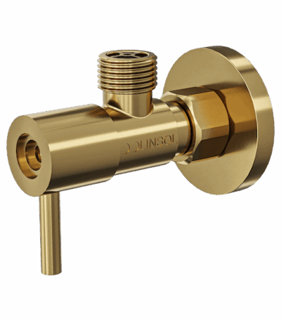 Linsol Zarah Easy Turn Cistern Tap - Brushed Brass | ZAR-ETCT-BB