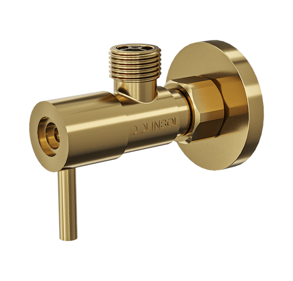 Linsol Zarah Easy Turn Cistern Tap - Brushed Brass | ZAR-ETCT-BB