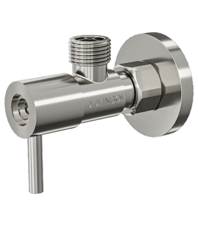 Linsol Zarah Easy Turn Cistern Tap - Brushed Nickel | ZAR-ETCT-BN