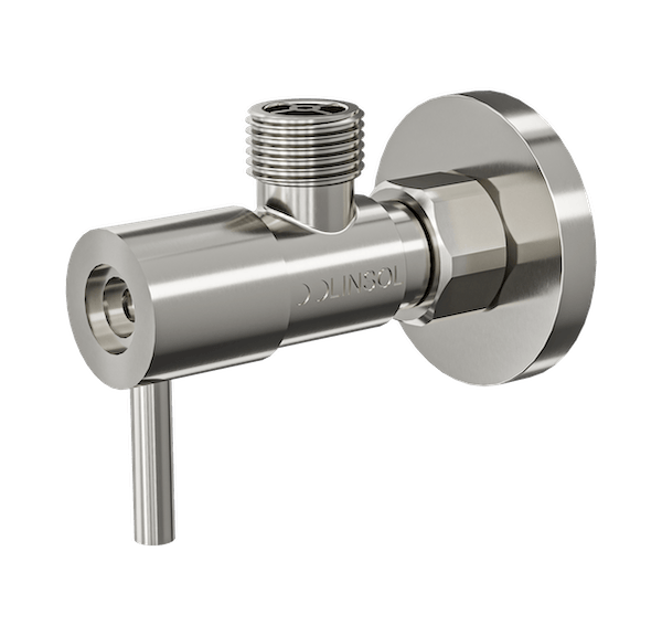 Linsol Zarah Easy Turn Cistern Tap - Brushed Nickel | ZAR-ETCT-BN
