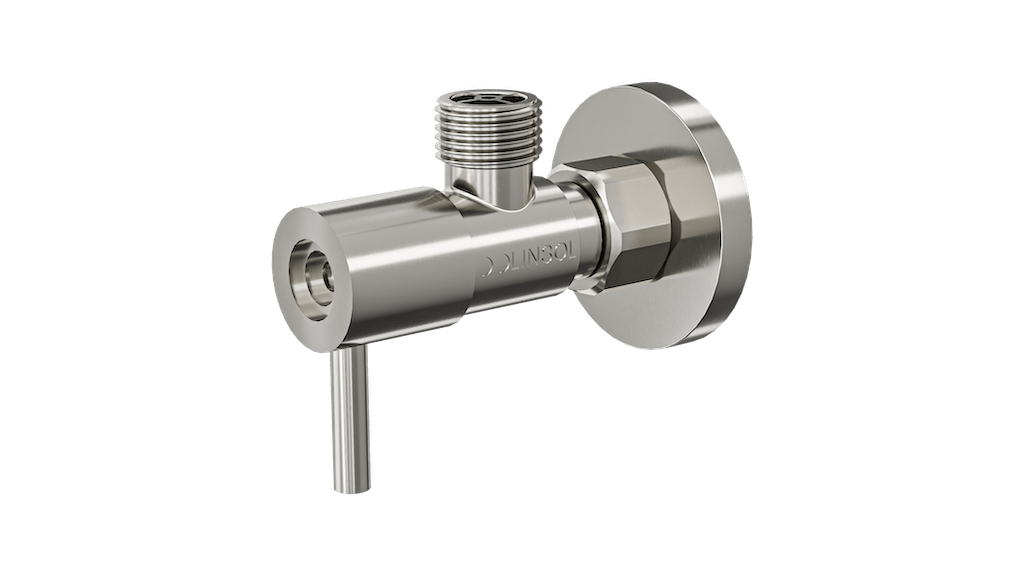 Linsol Zarah Easy Turn Cistern Tap - Brushed Nickel | ZAR-ETCT-BN