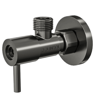 Linsol Zarah Easy Turn Cistern Tap - Gunmetal | ZAR-ETCT-GM