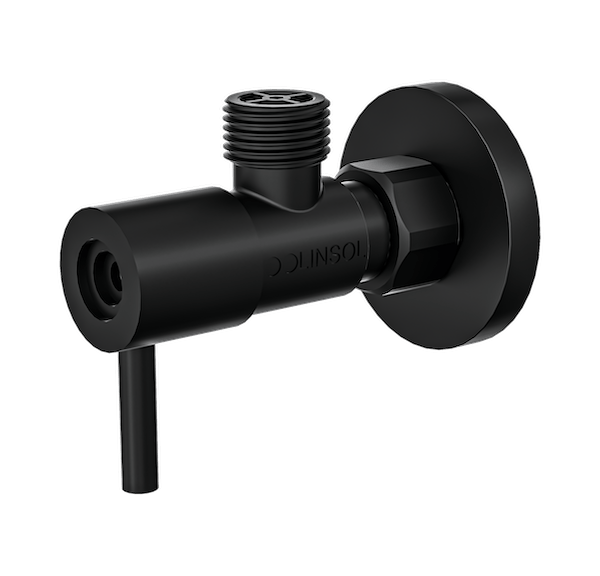 Linsol Zarah Easy Turn Cistern Tap - Matte Black | ZAR-ETCT-MB