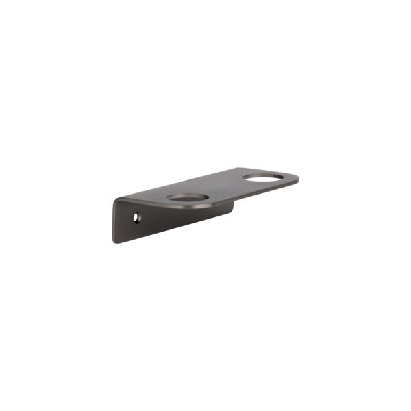 Lira Soap Bottle Holder - Double - Brushed Gunmetal