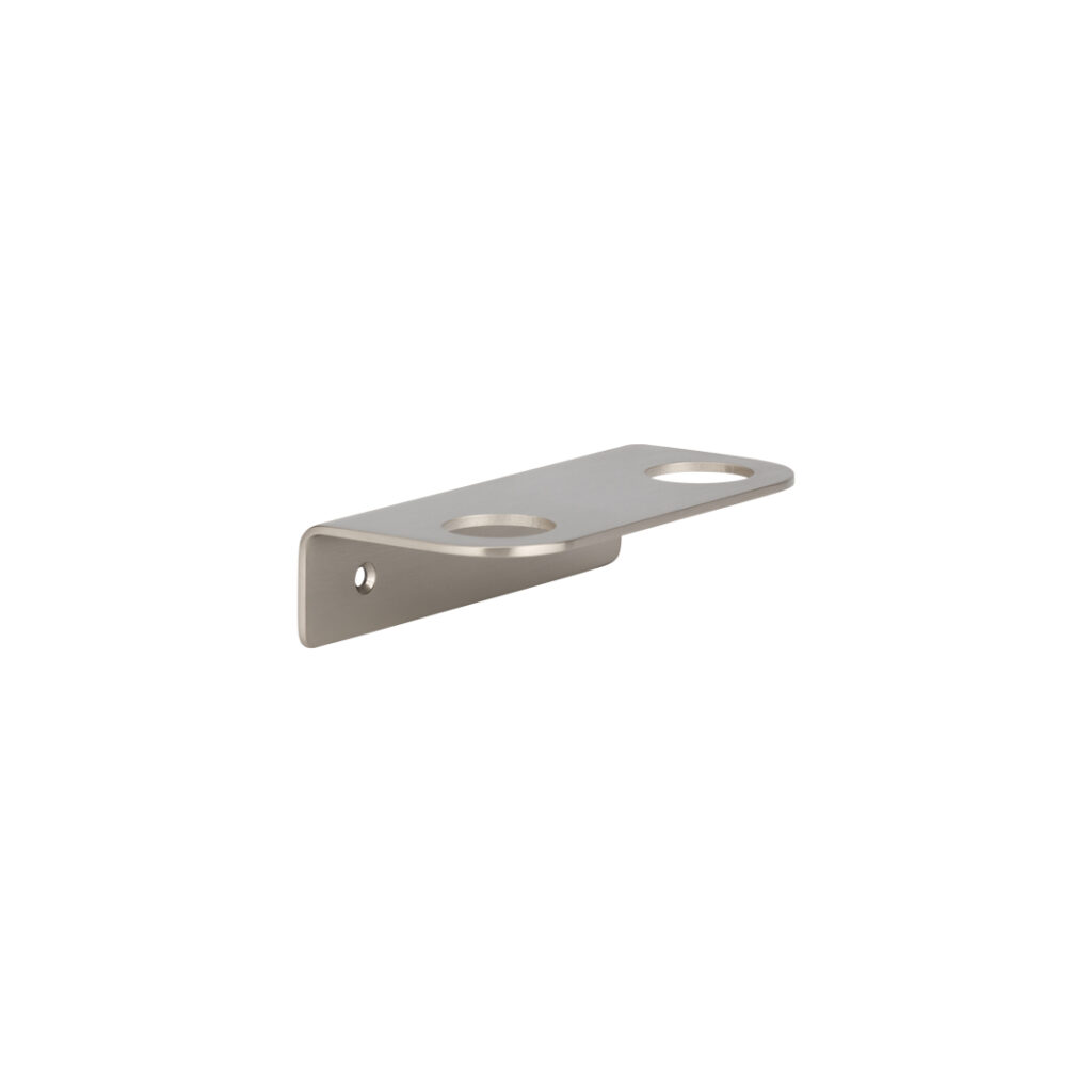 Lira Soap Bottle Holder - Double - Brushed Nickel
