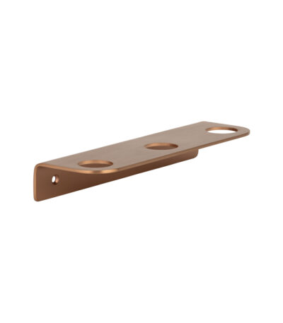 Lira Soap Bottle Holder - Triple - Brushed Copper