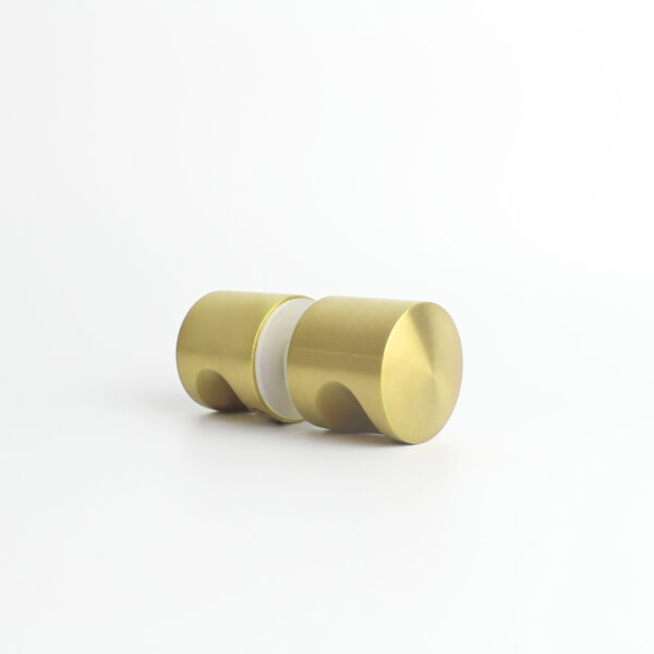 Livio Shower Door Handle - Brushed Brass