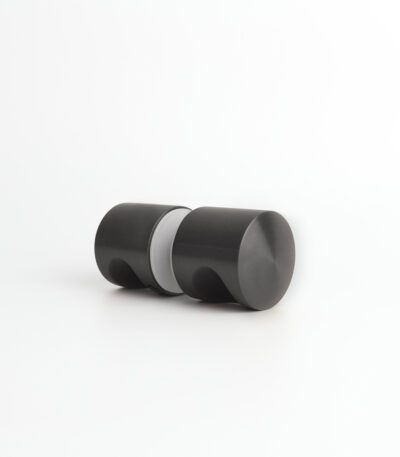 Livio Shower Door Handle - Brushed Gunmetal