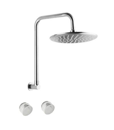 Loui Chrome Gooseneck Shower Set | P6153CP/T9083CP