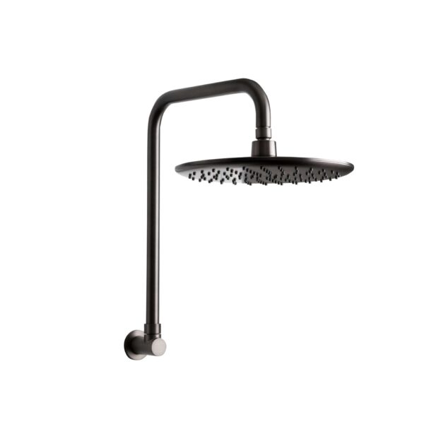 Loui Gunmetal Grey Gooseneck Shower Set | P6153GM/T9083GM