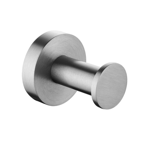 LUCID PIN Brushed Nickel Robe Hook | BU6608.TR