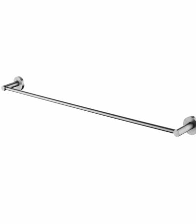 LUCID PIN Brushed Nickel Single Towel Rack Rail - 800mm | BU6601.TR