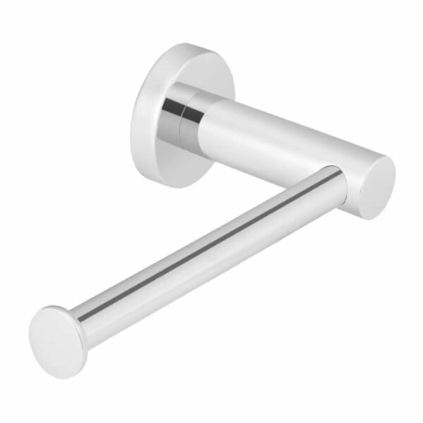 LUCID PIN Chrome Round Stainless Steel Wall Mounted Toilet Paper Roll Holder
