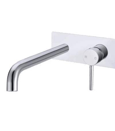 LUCID PIN Chrome Wall Mixer With Spout | CH0144-2.BM