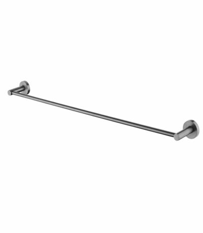 LUCID PIN Gun Metal Grey Single Towel Rack Rail - 800mm | GM6601.TR