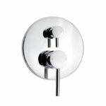 LUCID PIN Round Chrome Shower/Bath Mixer Diverter(color up) | CH0125-2.ST