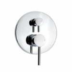 LUCID PIN Round Chrome Shower/Bath Mixer Diverter(color up) | CH0125-2.ST