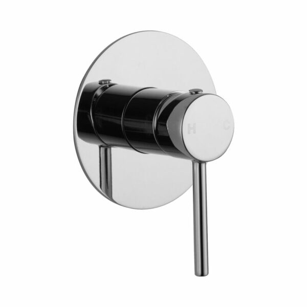 LUCID PIN Round Chrome Shower/Bath Wall Mixer(80mm Cover Plate)(color up) | CH0126-2-80.ST