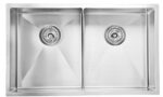 Luminare Sink 760 x 440mm - Double Bowl - Stainless Steel | Bella Vista - SNK-P-7644-D