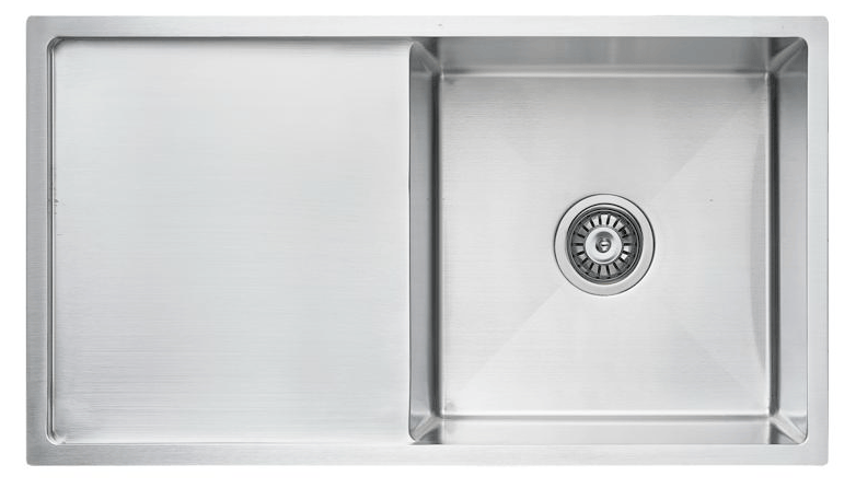 Luminare Sink 800 x 440mm - Stainless Steel | Bella Vista - SNK-P-8044-S-DR