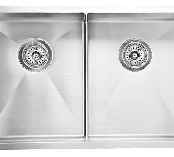 Luminare Sink 880 x 440mm - Double Bowl - Stainless Steel | Bella Vista - SNK-P-8844-D