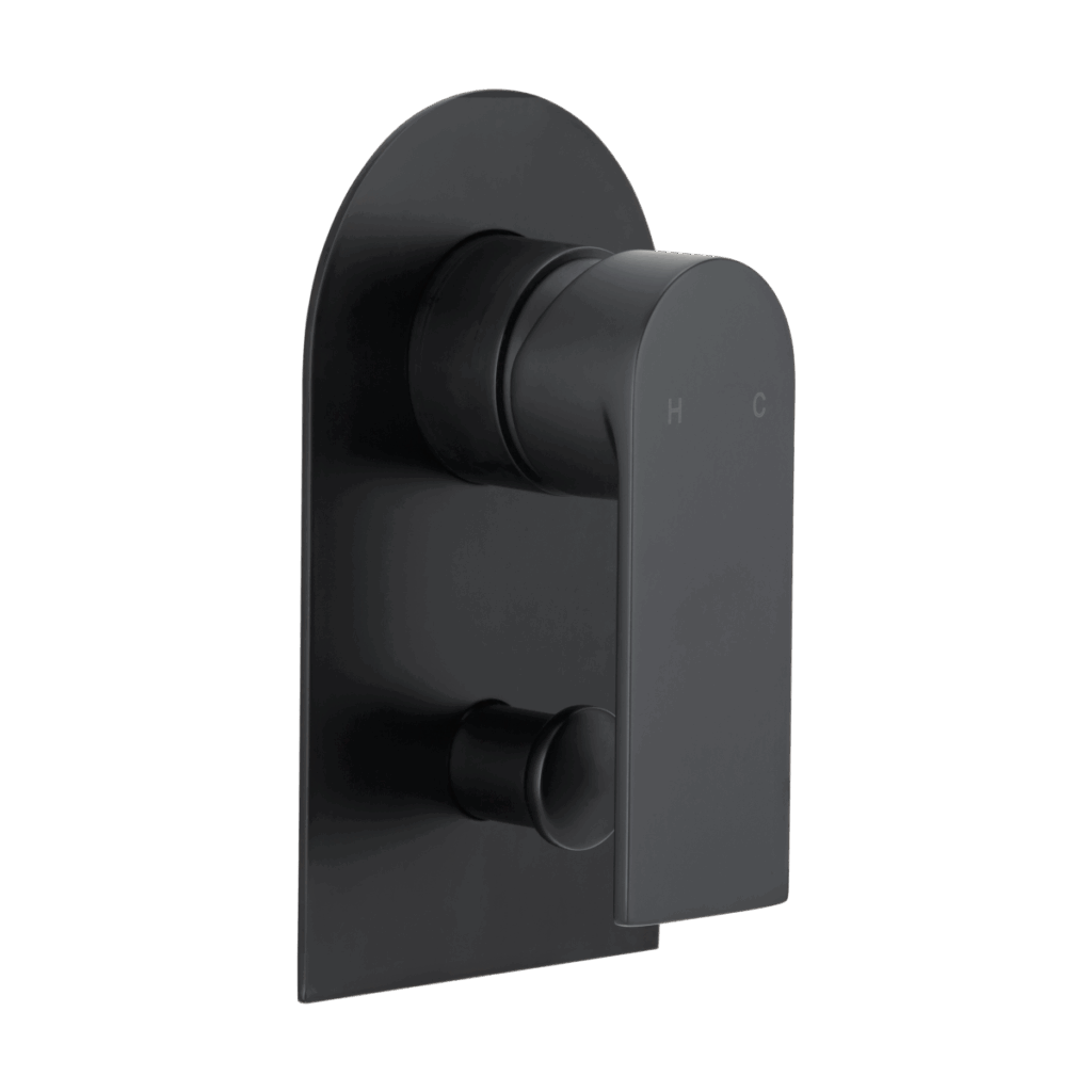 Magnus Shower Diverter - Matte Black