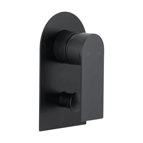 Magnus Shower Diverter - Matte Black