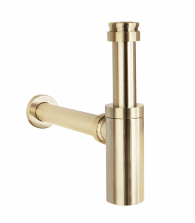 Marli Bottle Trap Round - Brushed Brass