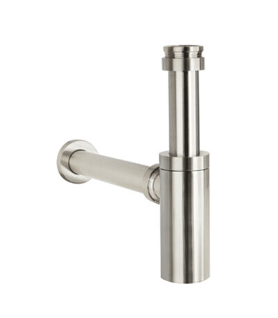 Marli Bottle Trap Round - Brushed Nickel