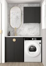 Marlo Black Laundry Kit 1305x600x2100